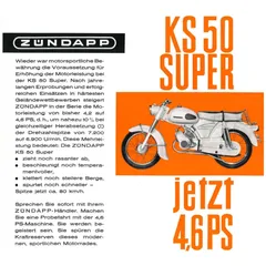 Prospekt KS50 für Zündapp Super MG00086638