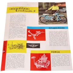 Original Flyer/Prospekt A4 in Portugiesisch für Zündapp Combinette MG00086640