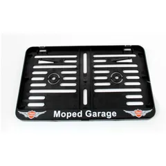 Wechselunterlage Kennzeichen Schwarz Kunststoff 240x135mm für Mofa, Moped, Mokick MG00087112