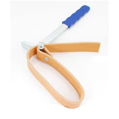 Halteband Polrad Schwungscheibe Leder Blau für Hercules Prima, MK, K, M, Kreidler Florett, Flory, MF, MP, Puch Maxi, Monza, Raci