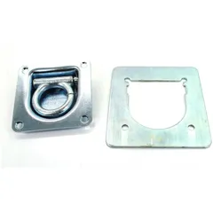 Zurrmulde Verzinkt 105x105mm Mit Gegenplatte 140x135mm für Mofa, Moped, Mokick, Motorrad MG00088441