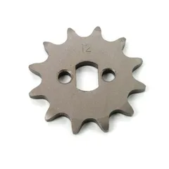 Pinion steel 12 teeth for Zündapp M 50, Mofa 25 Bergsteiger, ZA 40, Type 460-02, A 25, ZB 22, ZD 10/30, 442 Mofa, ZR 20 447-02 M