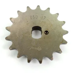 Pinion Esjot steel 17 teeth 16x11mm oval mount for Zündapp CS 25 Type 448-140, 448-141, Hai 448-150, CX 448-151, C 50 Sport 529,