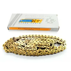 Kette Gold 1/2 x 1/4 7,75 122 Glieder für Kreidler Florett RS, Zündapp KS, SX, K 80, Yamaha DT 50 M, Honda MB, MT, MBX, MTX 50,