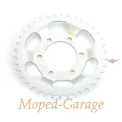 Sprocket steel 38 teeth 120mm for Zündapp ZD 20, 40, 25, ZL Hai CX 25 TS, ZS ZE C 50 Sport, GTS 50, TS MG00094156