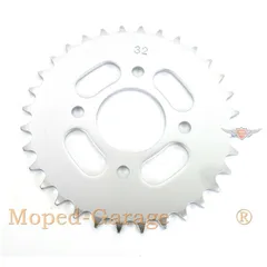 Sprocket Presto aluminum 32 teeth for KTM 505, Hercules Prima 1, 2, 3, 4, 5, 6, MP MF M HR Hobby Rider, P MX SX, Optima Pronto,