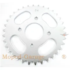 Sprocket Presto aluminum 34 teeth 4 hole for Hercules Prima 1, 2, 3, 4, 5, 6, MP MF M HR Hobby Rider, P MX SX, Optima Pronto, Pr