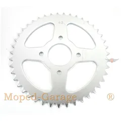 Kettenrad Presto Aluminium 43 Zähne für Hercules Prima 1, 2, 3, 4, 5, 6, MP MF M HR Hobby Rider, P MX SX, Optima Pronto, Presto,