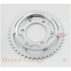 Kettenrad Stahl 45Z mit Fangblech für Honda MB 50 S, 80 MBX SD, SW, MT MTX C, RS MG00094232