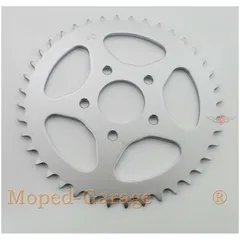 Sprocket 40 teeth aluminum for Zündapp, ZB 22, ZD 10, 30, ZR 20, ZA 25, MG00094244