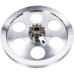 Riemenscheibe Aluminium 215mm 6 Loch mit Ritzel 11 Zähne für Peugeot 103 MG00094358