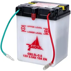 Akku Batterie 12Volt 12 Volt 2,5 Ah 105mm 72mm 80mm für Honda MTX, MBX 5, 8, Mokick MGL-00004219