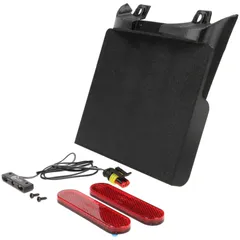 Nummernschildhalter und Kennzeichenbeleuchtung Moto Nostra, Fully, unlackiert für Vespa GTS 125/ GTS 300 HPE/ MN4550F