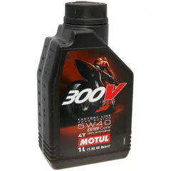 Motul engine oil 4-stroke 4T 5W40 300V Factory Line Road Racing 1 Liter MOT104112