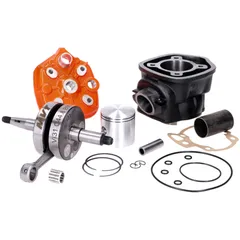 Big Bore Zylinderkit MVT Iron Max mit 45mm Hub Kurbelwelle KB=13mm 90ccm für Minarelli AM6 MVT-IM113P