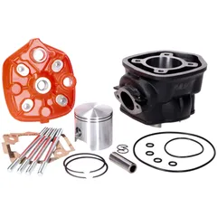 Big Bore Zylinderkit MVT Iron Max 90ccm 45mm KB=13mm für Piaggio/Derbi D50B0 MVT-IM213