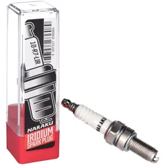 Zündkerze Naraku Iridium 10-R7-LIR (CR7EIX) mit schraubbaren Kerzenstecker Anschluss NK10-R7-LIR