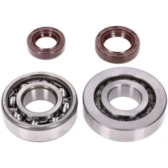 crankshaft bearing set Naraku SKF, FKM Premium C3, C4 metal cage for Peugeot vertical Euro2 NK104.28