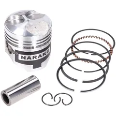 piston set Naraku V.2 50cc 39.00mm for Piaggio 4-stroke 3-valve NK104.49
