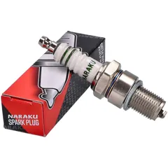 Zündkerze Naraku 14-R7-LS (BR7ES) mit schraubbaren Kerzenstecker Anschluss NK14-R7-LS