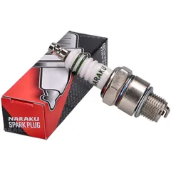 Zündkerze Naraku 14-R8-SS (BR8HS) mit schraubbaren Kerzenstecker Anschluss NK14-R8-SS