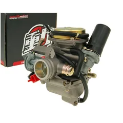 Vergaser Naraku 24mm (membrangesteuert) für 4-Takt 139QMB GY6, Aprilia /? Piaggio Mojito, ?Hexagon, ?Liberty, ?Sfera 125-?150ccm