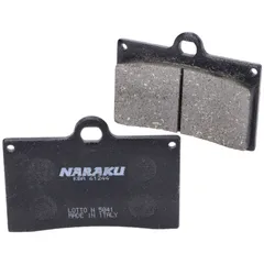 Bremsbeläge Naraku organisch für Aprilia RS 50 14-16, RS4 125, Cagiva Mito 125, Derbi GPR 50 2T Euro2 / 125 4T Euro3 NK430.63