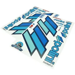 Sticker Set Dekorsatz Aufklebersatz Polini Replikat DIN-A2 für helle Flächen P.10189