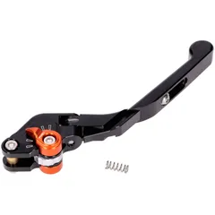 brake lever Puig 3.0 front adjustable, foldable, adjustable length - black orange PUI14-NNT