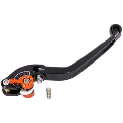 front brake lever Puig 2.0 adjustable, folding - black orange PUI160-NT