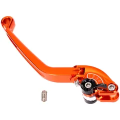 clutch lever / rear brake lever Puig 2.0 adjustable, folding - orange black PUI260-TN