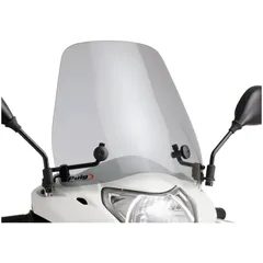 Verkleidung Windschild Puig Trafic smoke für Honda Lead 110 NHX 08-13 PUI4872H