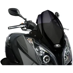Verkleidung Windschild Puig V-Tech Sport schwarz für Kymco Downtown 125i, 300i ABS 09-14 PUI5522N