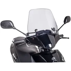 Verkleidung Windschild Puig Trafic smoke für Peugeot Kisbee PUI6886H