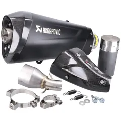 Auspuff-Endtopf Auspuff Akrapovic Slip-On Schalldämpfer für Vespa GTS, GTV 300 Euro5 2020- S-VE3SO10-HZDFBL