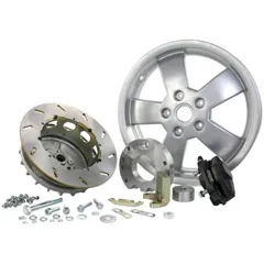 Rad Umrüstkit Scheibenbremse SERIE PRO modifiziert für GTS 12" Felge Innenliegend hinten rechts für Vespa PX80-200, PE, Lusso, ´