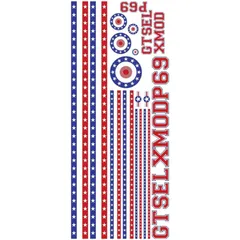 Aufkleberdekorset SIP "Stars & Stripes" 48273
