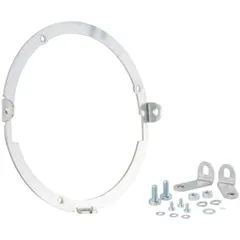 Mounting Kit SIP Performance LED headlight round Ø 143 mm for Vespa PX80-200, PE, Lusso, ´98, MY, ´11, LML Star 125-200 2T, 4T 4