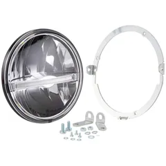 Scheinwerfer SIP Performance LED rund Ø 143 mm für Vespa PX80-200, PE, Lusso, ´98, MY, ´11, LML Star 125-200 2T, 4T 46468