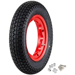 Komplettrad SIP Classic 3.50-10 59P TL, TT vorne & hinten für Lambretta 125-200ccm 46625