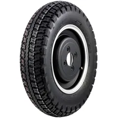 Komplettrad SIP Classic 3.50-8 53P TL, TT reinforced vorne & hinten für Vespa 98, 125 V1-30, VM, VN, VNA, VNB, 150 VL, VB1, VBA,