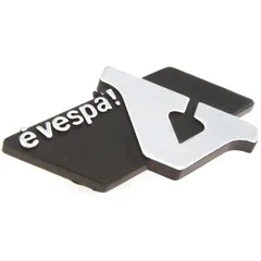 Schriftzug "eVespa!" Gepäckfach für Vespa PK50XL FL, HP, N, Plurimatic, Automatica> Bauart XL2, XL2 Elestart, PK125 N, XL2 48045