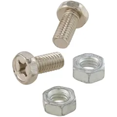 Screw, Bolt Kit battery terminal M5x10 mm, cross recess, hexagonal, SIP for Vespa PK50XL FL, N Plurimatic, P80X-PX80E-Lusso (D),
