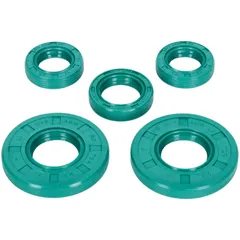 Shaft seal set Schmitt Evolution FKM green with swirl direction for Simson S50, KR51/1 Schwalbe, SR4-1 Spatz , SR4-2 Star , SR4-