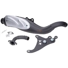 Schalldämpfer Auspuff Turbo Kit TKR für Kymco, SYM liegend AC 2T TK010