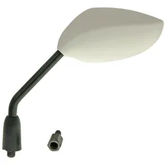 mirror Sport left side M8 / M10 thread (adapter) oval white VC18628