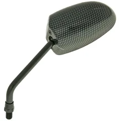 mirror F1 Round Style left side M10 carbon look VC18632
