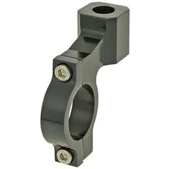 mirror mounting clamp aluminum M10 right-hand thread for 22mm handlebars - black VC18774
