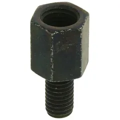 mirror thread reducer converts M10 right-hand to work with M8 right-hand mirror mount VC18776