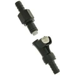 Kraftstoffschlauch Benzinschlauchkupplung schwarz 8mm VC18934